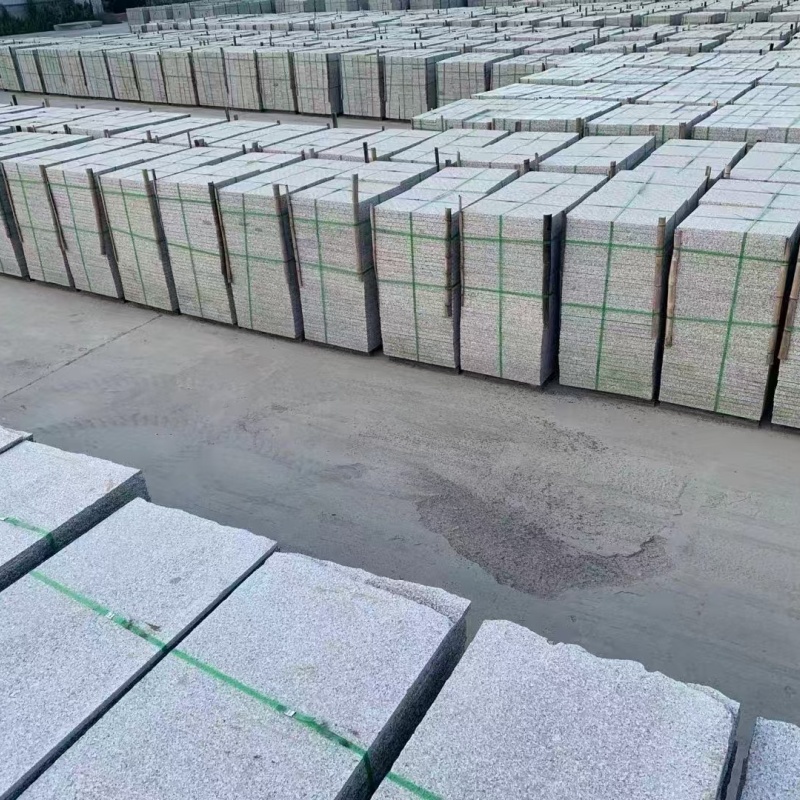 大庆芝麻白火烧板石材厂家